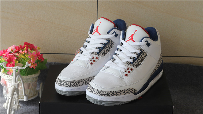 Air Jordan III 3 OG True Blue White Nike Back
